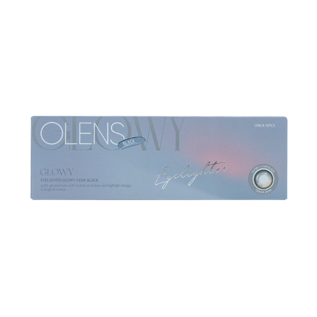 Olens Eyelighter Glowy 1day 블랙(1박스10개들이) 썸네일 3