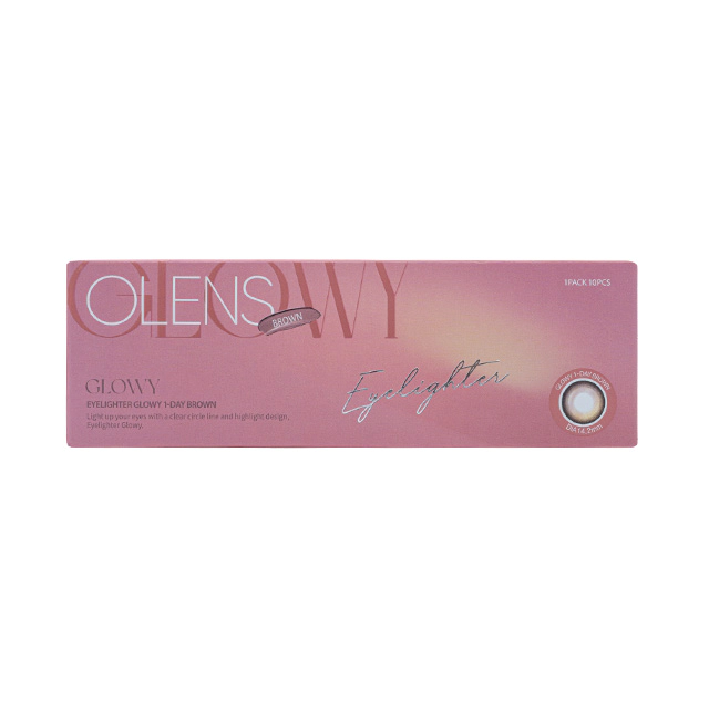 Olens Eyelighter Glowy 1day 브라운(1박스10개들이) 썸네일 3