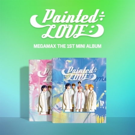 [セット]メガマックス（MEGAMAX） - [Painted÷LOVE：]（1STミニアルバム）BLUE + PINK = SET 画像