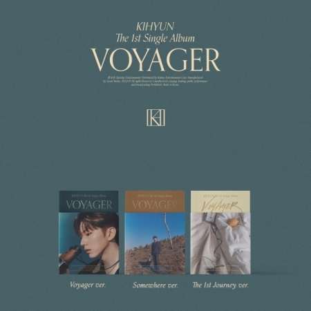 [ランダム]キヒョン（KIHYUN） - VOYAGER（1STシングルアルバム）3種のうち1種ランダム[1つのバージョンで発送できます] 画像