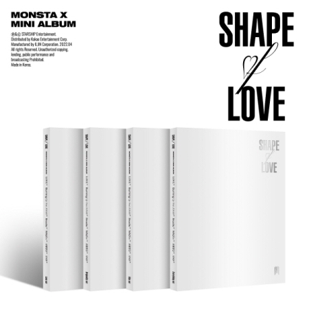 [ランダム]モンスターX（MONSTA X） - SHAPE of LOVE（11THミニアルバム）4種中1種ランダム 画像 0