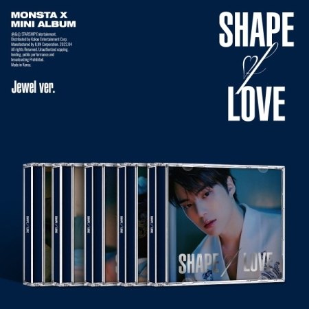 [Jewel/ランダム] MONSTA X (MONSTA X) - SHAPE of LOVE (11TH ミニアルバム) Jewel Ver. [5種中1種ランダム] 画像 0