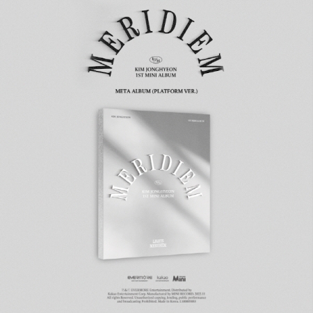 [プラットフォーム]キム・ジョンヒョン - MERIDIEM（1STミニアルバム）META ALBUM 画像 0