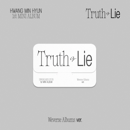 [ウィーバース]ファンミンヒョン（HWANG MIN HYUN） - Truth or Lie（1stミニアルバム）Weverse Albums ver。 ＜シンナラ特典ミニLホルダー1種贈呈＞ 画像 0