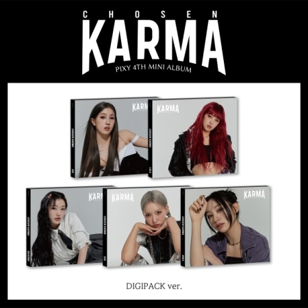 [デジパック/ランダム]ピクシー（PIXY） - CHOSEN KARMA（4THミニアルバム）DIGIPACK ver。 【5種のうちランダム1種】 画像