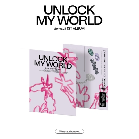 [ウィーバース/ランダム] プロミスナイン (fromis_9) - Unlock My World (1st ALBUM) [Weverse Albums ver.] (ランダム) 画像 0