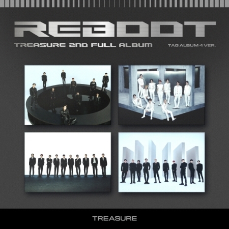 [YG TAG ALBUM/セット] TREASURE (トレジャー) - 2ND FULL ALBUM [REBOOT] YG TAG ALBUM (4種セット) 画像