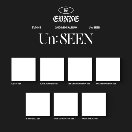 [セット]イブン（EVNNE） - ミニ2集[Un：SEEN] Digipack VER。 （7種セット） 画像 0