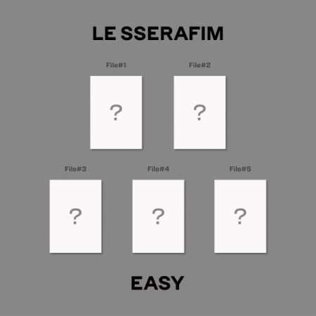 [COMPACT/ランダム] ルセラフィム (LE SSERAFIM) - ミニ3集 [EASY] (COMPACT ver.) ランダム 画像